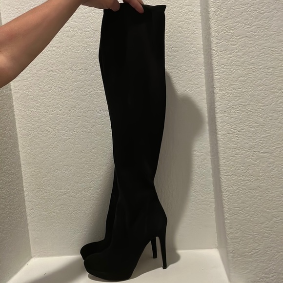 Sam Edelman Amber Over The Knee Suede Boots - Picture 3 of 5